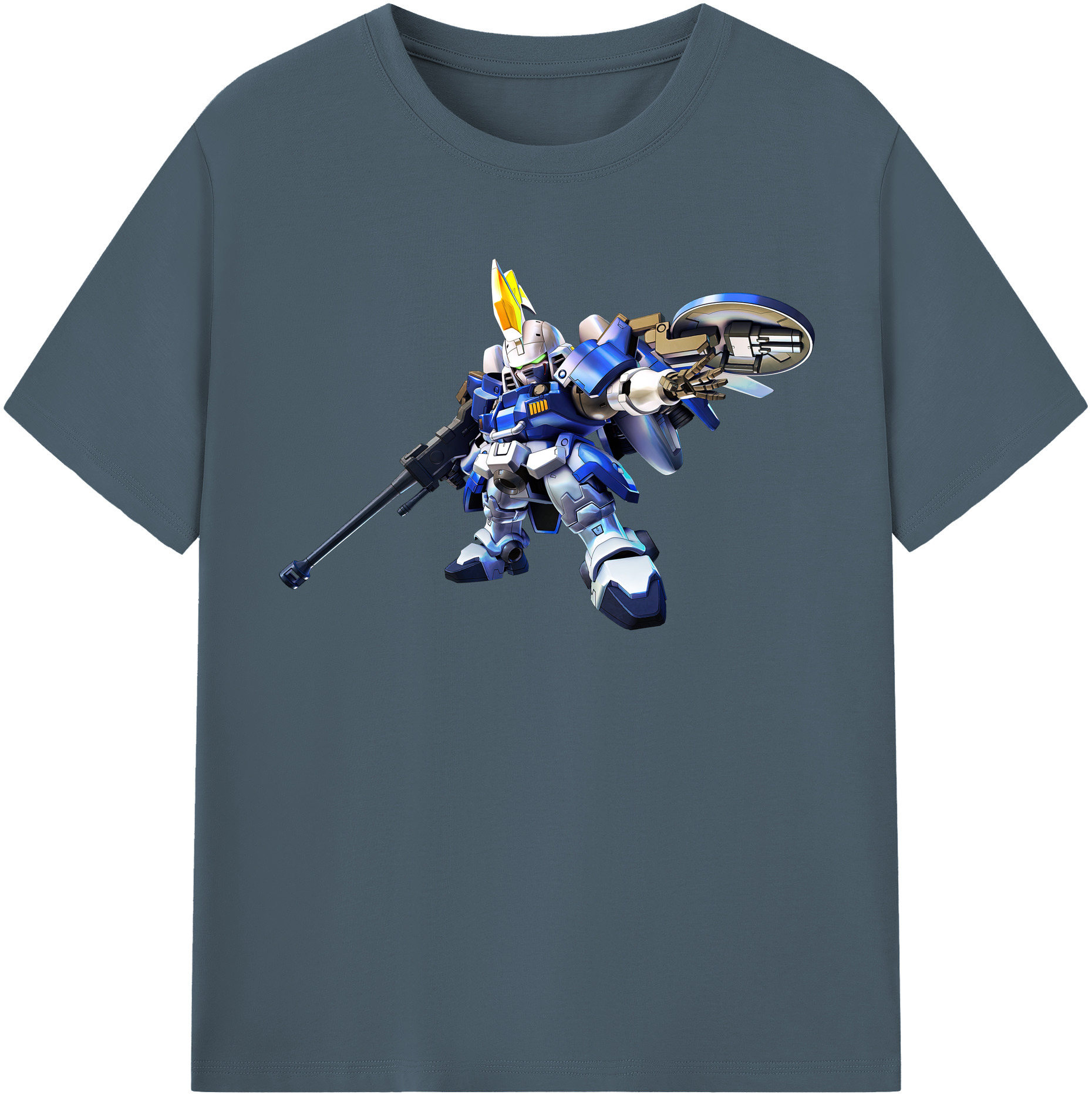 （画像用） 機動戦士ガンダム Mobile Suit Gundam 綿100％半袖Tシャツ（フロントプリント）